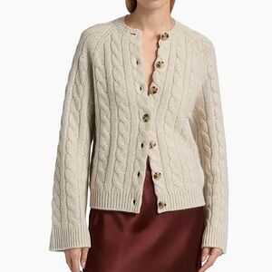 Cable Knit Cream Sweater